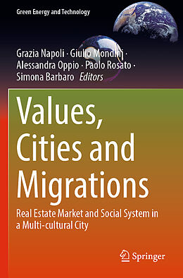 Couverture cartonnée Values, Cities and Migrations de 