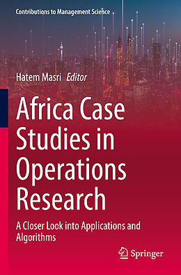 Couverture cartonnée Africa Case Studies in Operations Research de 