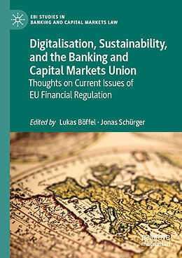 Couverture cartonnée Digitalisation, Sustainability, and the Banking and Capital Markets Union de 