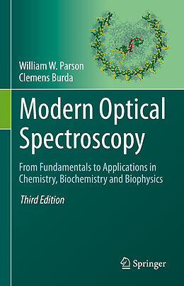 Livre Relié Modern Optical Spectroscopy de Clemens Burda, William W. Parson