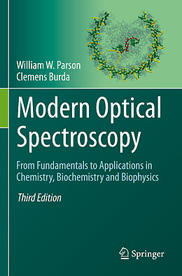 Couverture cartonnée Modern Optical Spectroscopy de Clemens Burda, William W. Parson