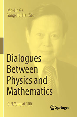 Couverture cartonnée Dialogues Between Physics and Mathematics de 