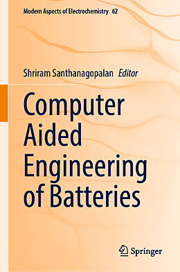 Livre Relié Computer Aided Engineering of Batteries de 