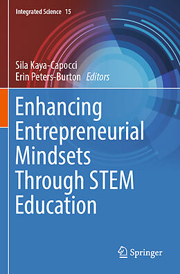 Couverture cartonnée Enhancing Entrepreneurial Mindsets Through STEM Education de 