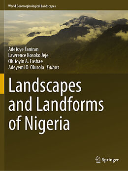 Couverture cartonnée Landscapes and Landforms of Nigeria de 