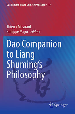 Couverture cartonnée Dao Companion to Liang Shuming s Philosophy de 