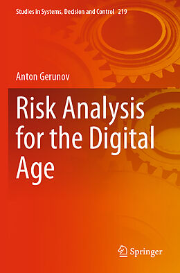 Couverture cartonnée Risk Analysis for the Digital Age de Anton Gerunov