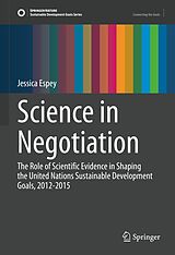 eBook (pdf) Science in Negotiation de Jessica Espey
