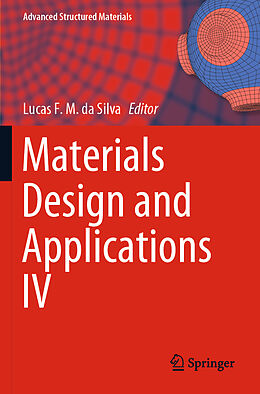 Couverture cartonnée Materials Design and Applications IV de 