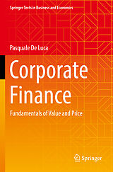 Couverture cartonnée Corporate Finance de Pasquale De Luca