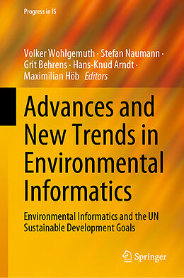 Livre Relié Advances and New Trends in Environmental Informatics de 