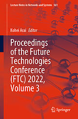 eBook (pdf) Proceedings of the Future Technologies Conference (FTC) 2022, Volume 3 de 