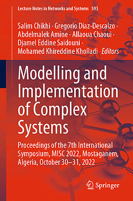 Couverture cartonnée Modelling and Implementation of Complex Systems de 