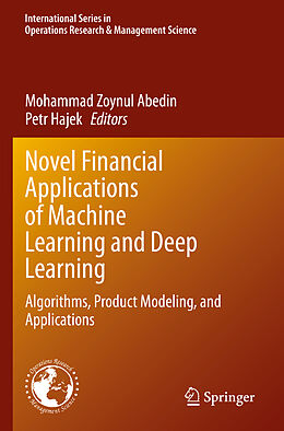 Couverture cartonnée Novel Financial Applications of Machine Learning and Deep Learning de 