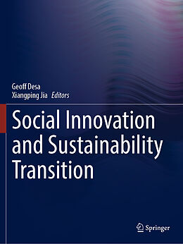 Couverture cartonnée Social Innovation and Sustainability Transition de 