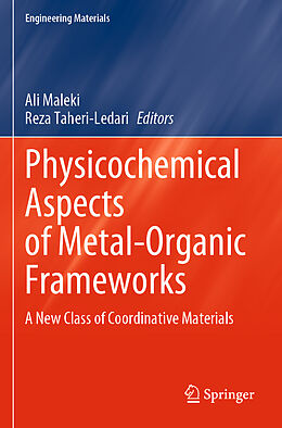 Couverture cartonnée Physicochemical Aspects of Metal-Organic Frameworks de 