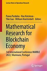 eBook (pdf) Mathematical Research for Blockchain Economy de 