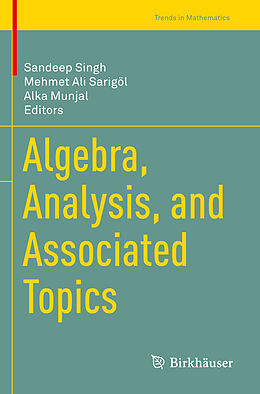 Couverture cartonnée Algebra, Analysis, and Associated Topics de 