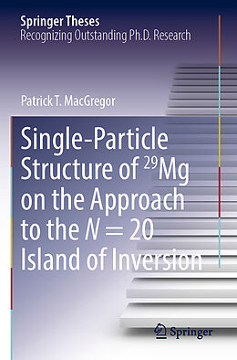Couverture cartonnée Single-Particle Structure of 29Mg on the Approach to the N = 20 Island of Inversion de Patrick T. MacGregor