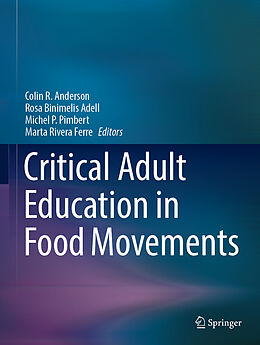 Livre Relié Critical Adult Education in Food Movements de 