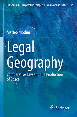 Couverture cartonnée Legal Geography de Matteo Nicolini