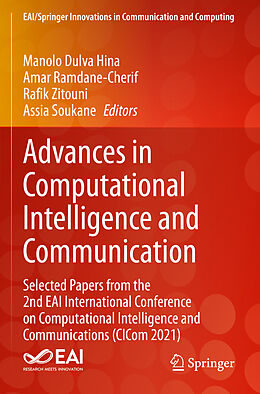 Couverture cartonnée Advances in Computational Intelligence and Communication de 