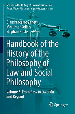 Couverture cartonnée Handbook of the History of the Philosophy of Law and Social Philosophy de 