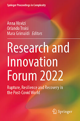 Couverture cartonnée Research and Innovation Forum 2022 de 