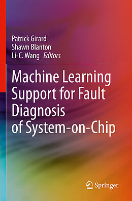 Couverture cartonnée Machine Learning Support for Fault Diagnosis of System-on-Chip de 