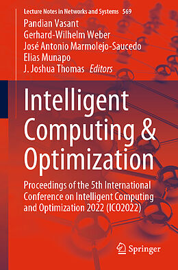 Couverture cartonnée Intelligent Computing & Optimization de 