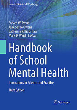 Livre Relié Handbook of School Mental Health de 