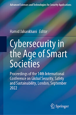 Livre Relié Cybersecurity in the Age of Smart Societies de 