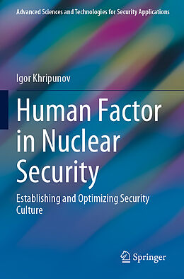 Couverture cartonnée Human Factor in Nuclear Security de Igor Khripunov