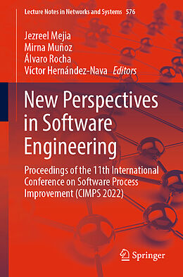 Couverture cartonnée New Perspectives in Software Engineering de 