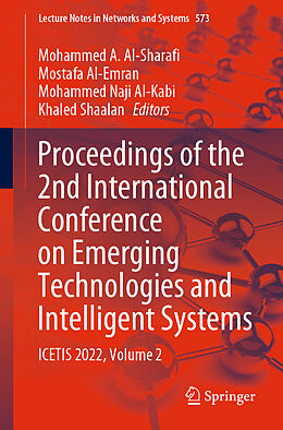 Couverture cartonnée Proceedings of the 2nd International Conference on Emerging Technologies and Intelligent Systems de 