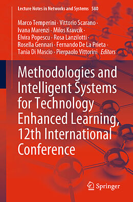 Couverture cartonnée Methodologies and Intelligent Systems for Technology Enhanced Learning, 12th International Conference de 