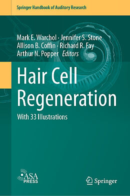 Livre Relié Hair Cell Regeneration de 