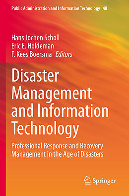 Couverture cartonnée Disaster Management and Information Technology de 