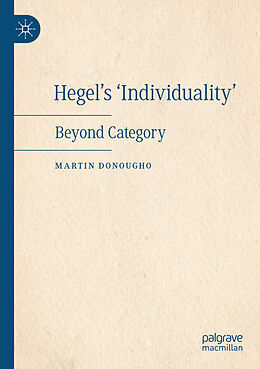 Couverture cartonnée Hegel's 'Individuality' de Martin Donougho