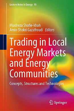 Livre Relié Trading in Local Energy Markets and Energy Communities de 