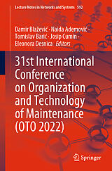 E-Book (pdf) 31st International Conference on Organization and Technology of Maintenance (OTO 2022) von 