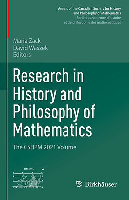 Livre Relié Research in History and Philosophy of Mathematics de 