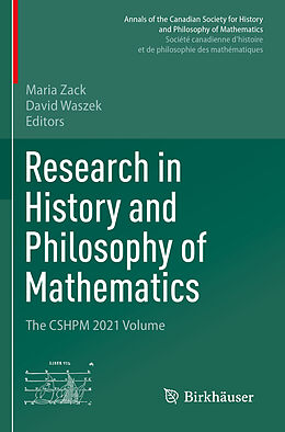 Couverture cartonnée Research in History and Philosophy of Mathematics de 