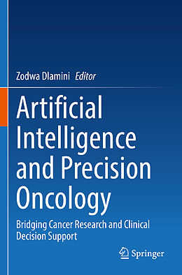 Kartonierter Einband Artificial Intelligence and Precision Oncology von 