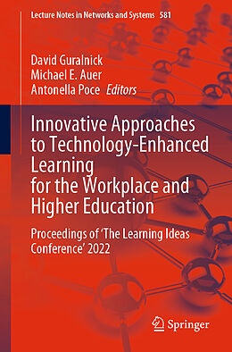 Couverture cartonnée Innovative Approaches to Technology-Enhanced Learning for the Workplace and Higher Education de 