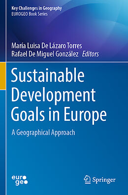 Couverture cartonnée Sustainable Development Goals in Europe de 