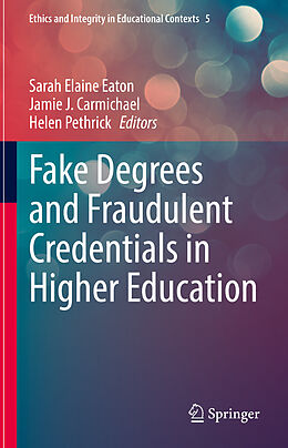 Livre Relié Fake Degrees and Fraudulent Credentials in Higher Education de 