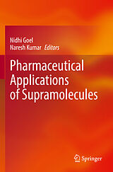 Couverture cartonnée Pharmaceutical Applications of Supramolecules de 