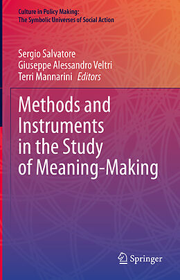 Livre Relié Methods and Instruments in the Study of Meaning-Making de 