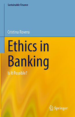 Livre Relié Ethics in Banking de Cristina Rovera